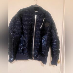 Karl Lagerfeld Midnight Blue Puffer Jacket